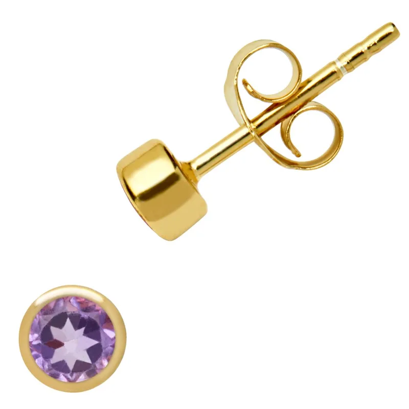 Jilco Inc Birthstone Studs- February
