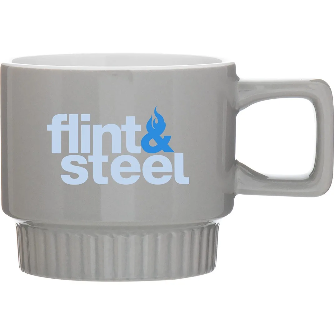 11 oz Loft Ceramic Mug (Light Gray)
