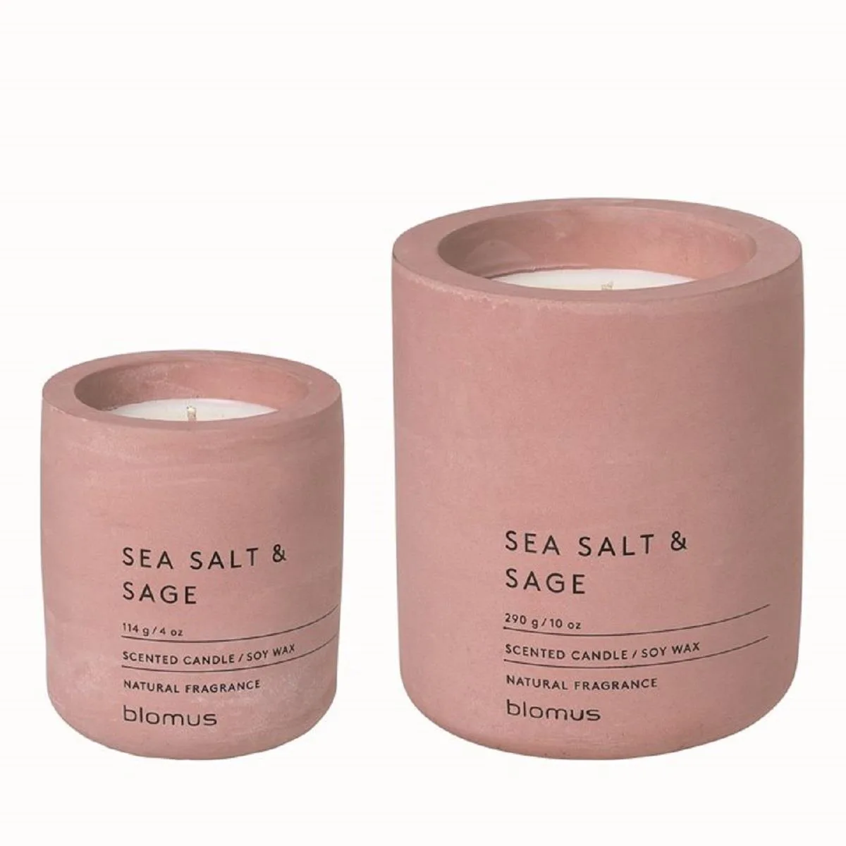 Blomus Fraga Candle Set In Concrete Container