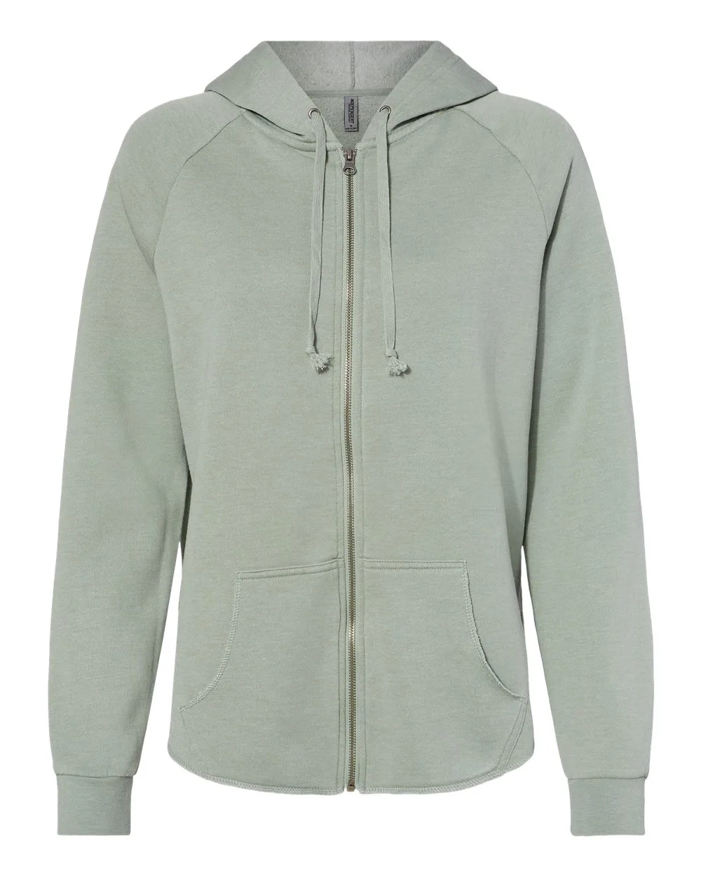 Independent Trading Co.® Women's California Wave Wash Full-Zip Hooded Sweatshirt view 7