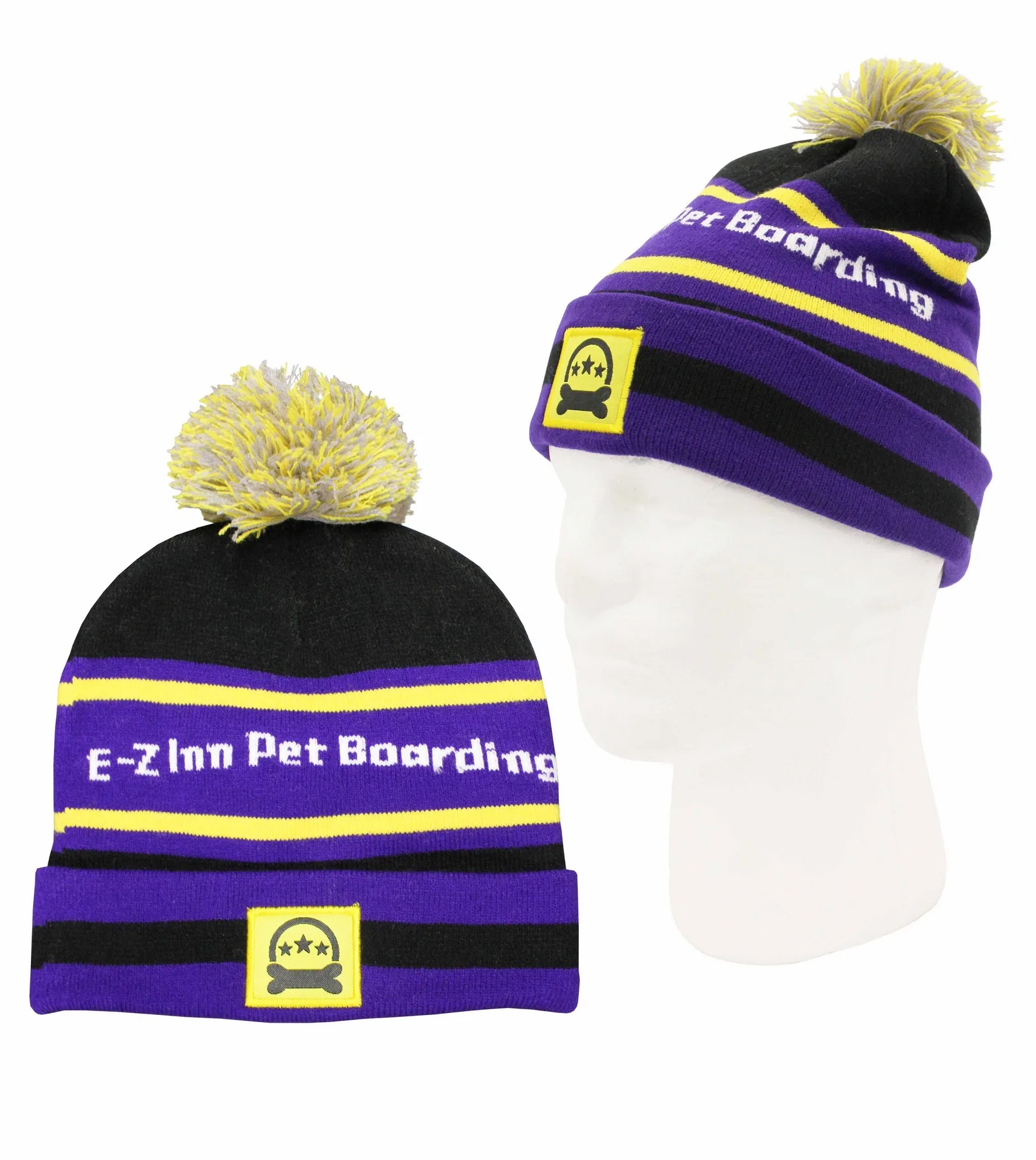 Beanie w/ Pom HD Knit