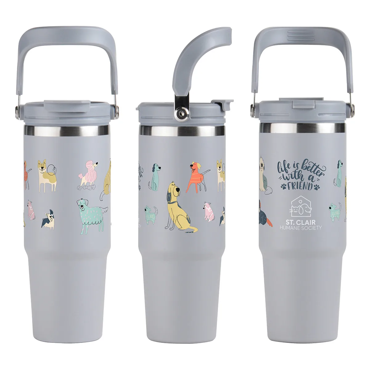 SENSO® Venture DuoFlow 30 oz Vacuum Insulated Stainless Steel Travel Tumbl view 5