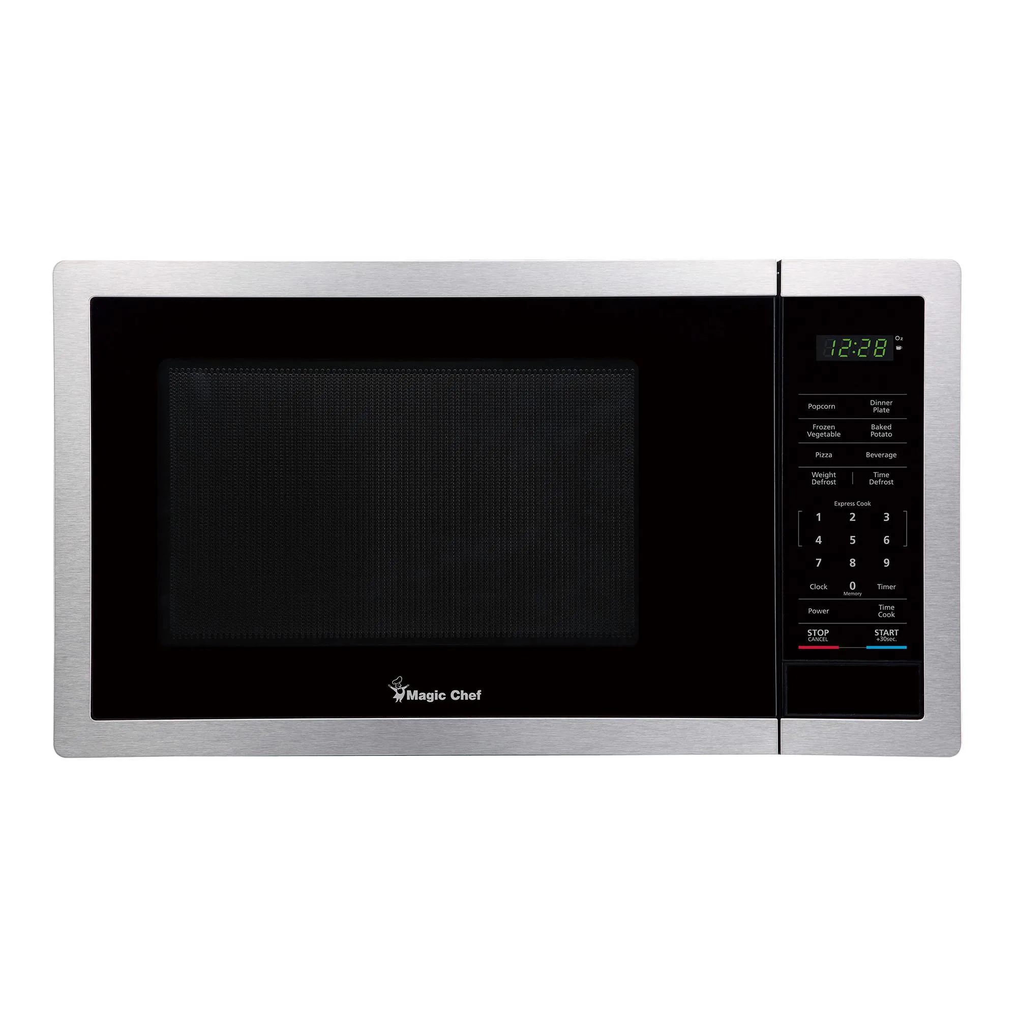 Magic Chef 0.9 Cu. Ft. Microwave Oven - Stainless Steel