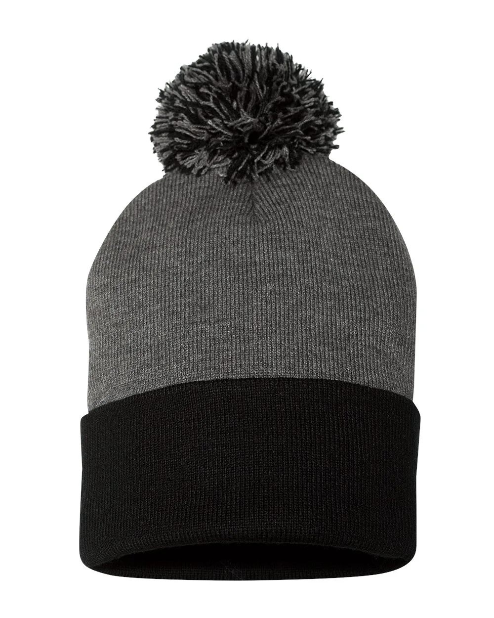 Sportsman™ 12" Pom-Pom Cuffed Beanie view 2