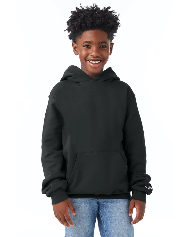 Champion® Youth Powerblend® Hooded Sweatshirt