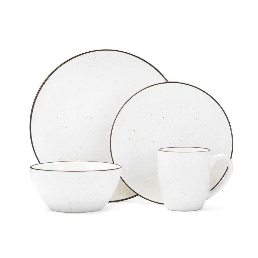 Mikasa Gourmet Basics Juliana Cream 16 Piece Dinnerware Set
