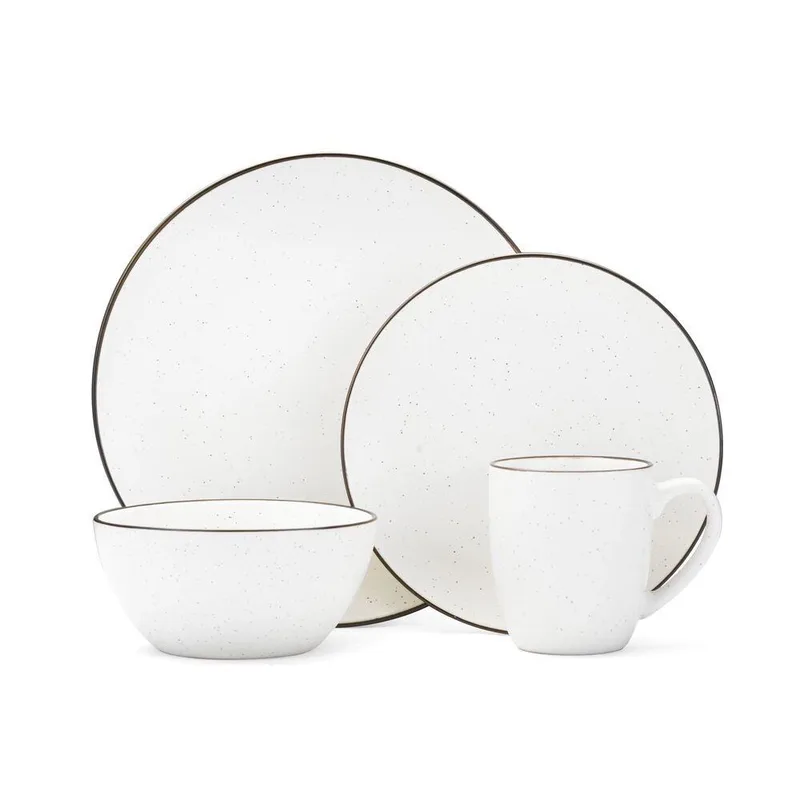 Mikasa Gourmet Basics Juliana Cream 16 Piece Dinnerware Set