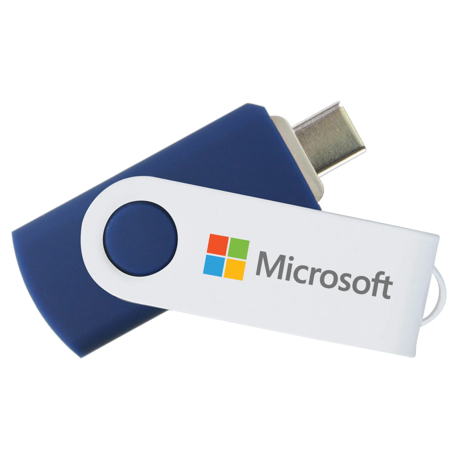 iClick® Type-C White Swivel USB Flash Drive 16GB