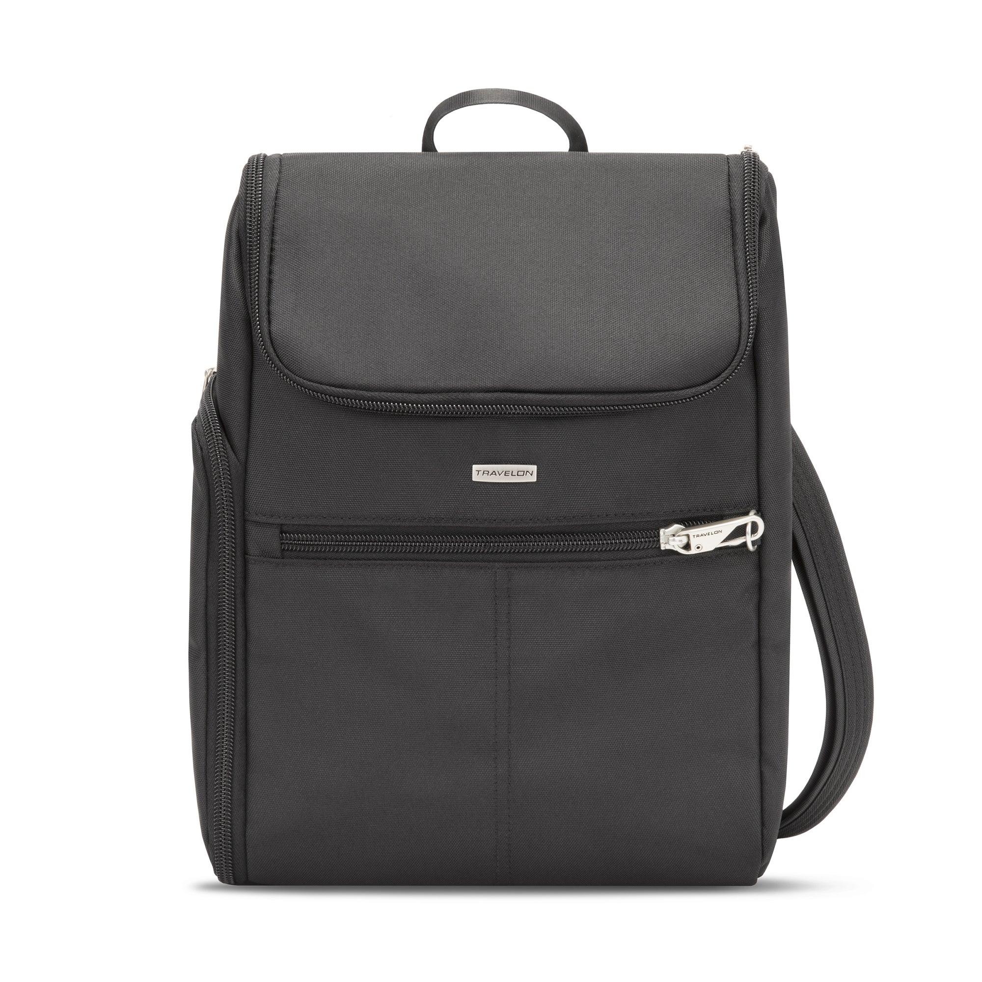 Travelon Anti-Theft Classic Small Convertible Backpack Black