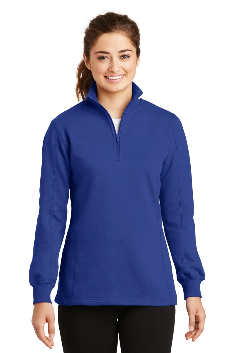 Sport-Tek® Women's 1/4-Zip Sweatshirt. view 3