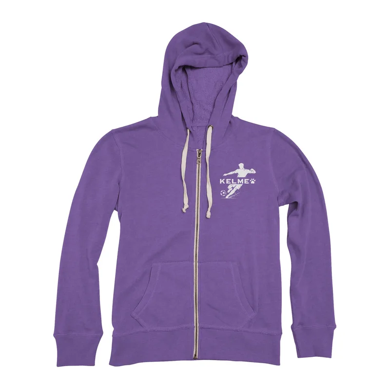 Soccer ACE Ladies' Super Soft Whisper Fleece Full Zip Hoodie view 5