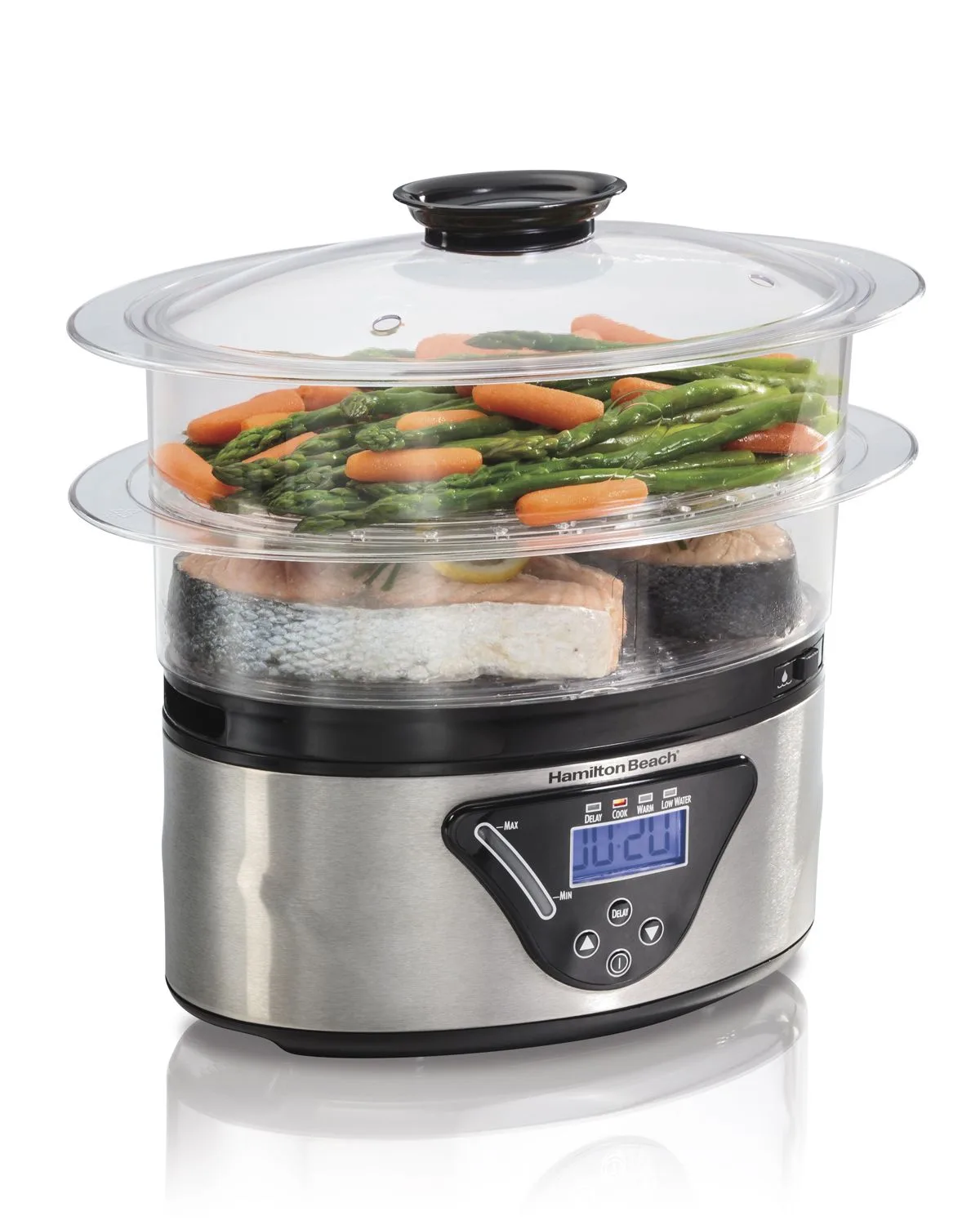 Hamilton Beach® 5.5 Qt. 2-Tier Digital Food Steamer