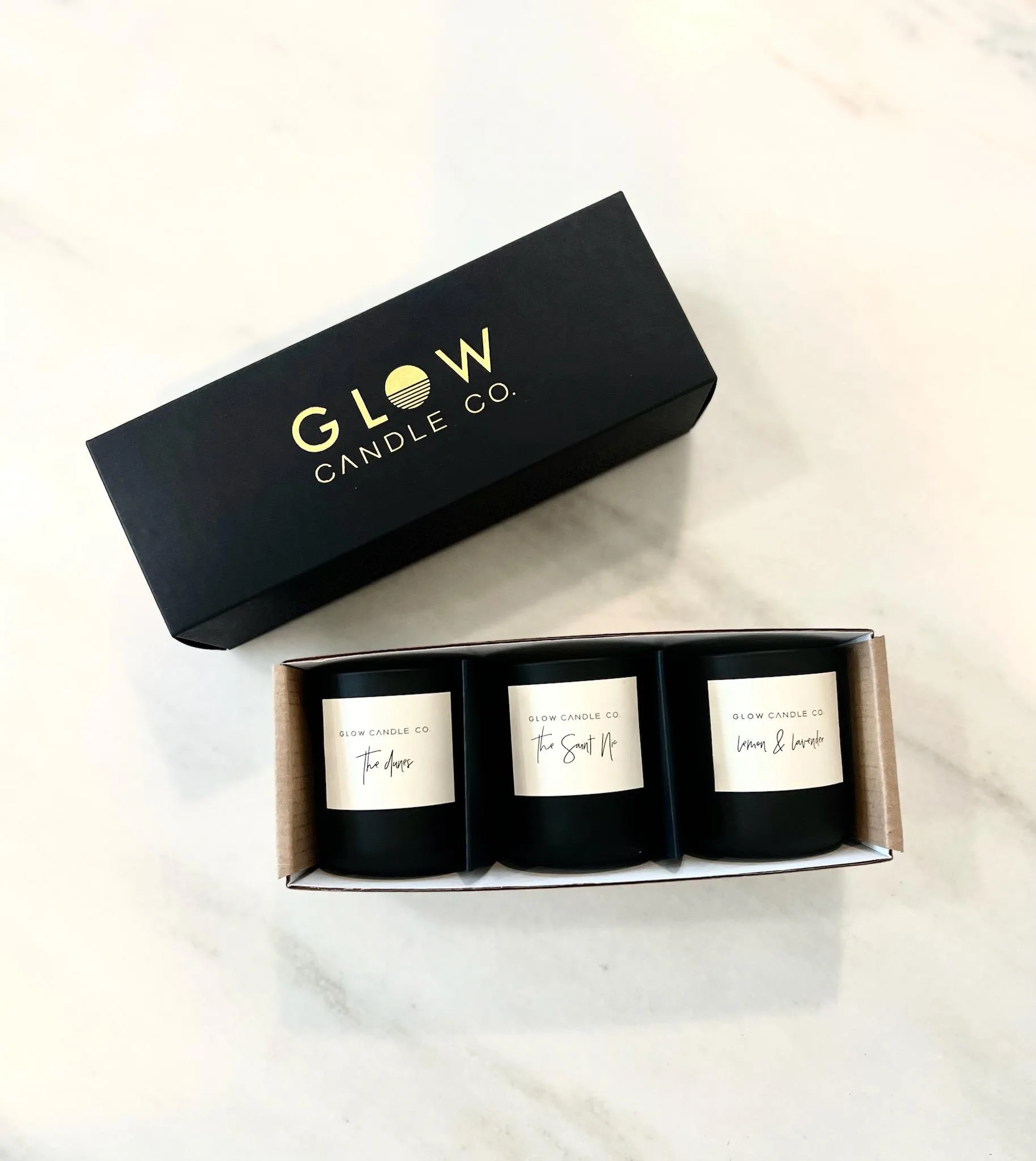 Glow Candle Company 3Pk - 3Oz Classic Scented Candles
