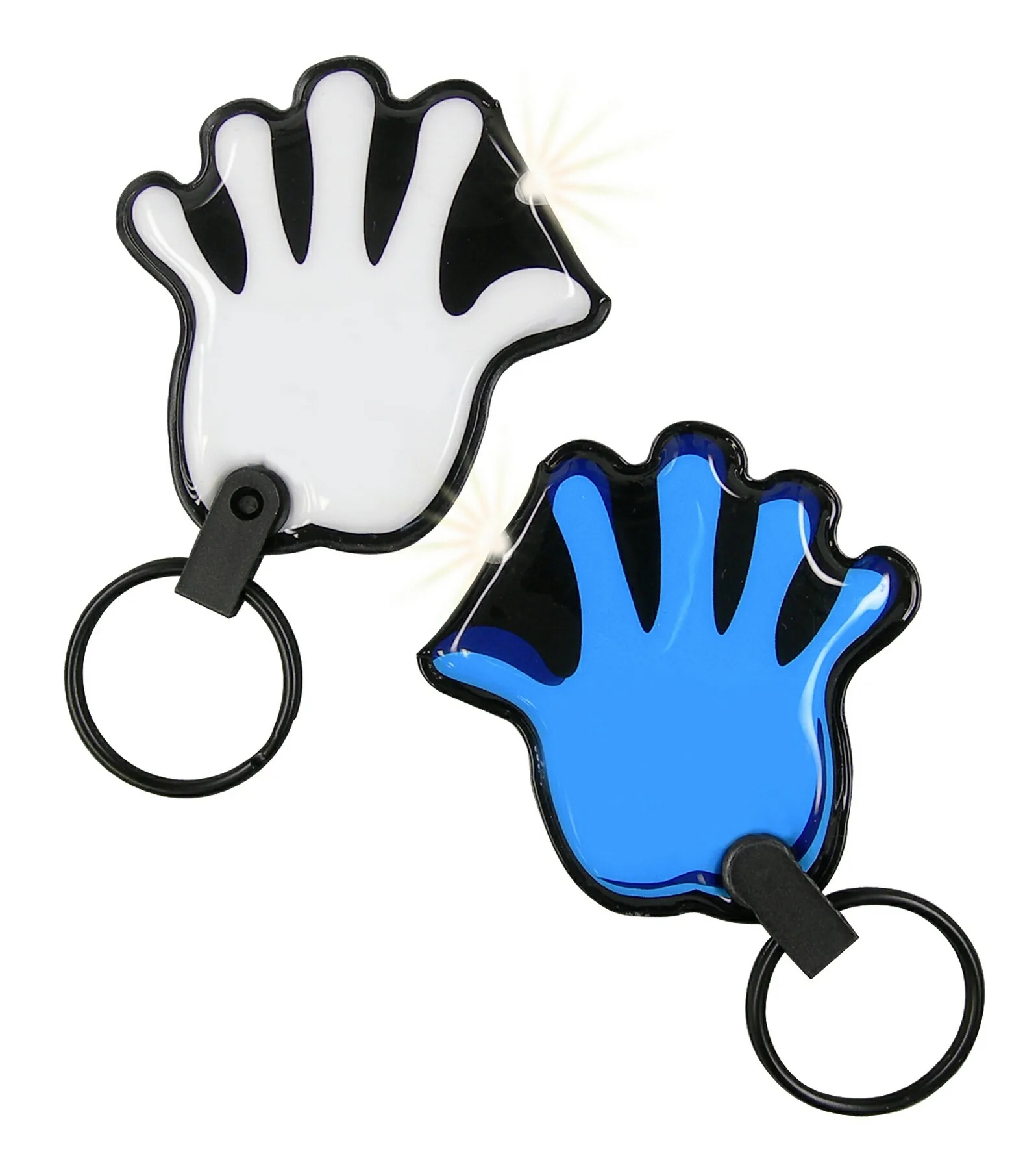 ShapeLights™ Color-A-Shape Key Ring Flashlight (Hand) view 2