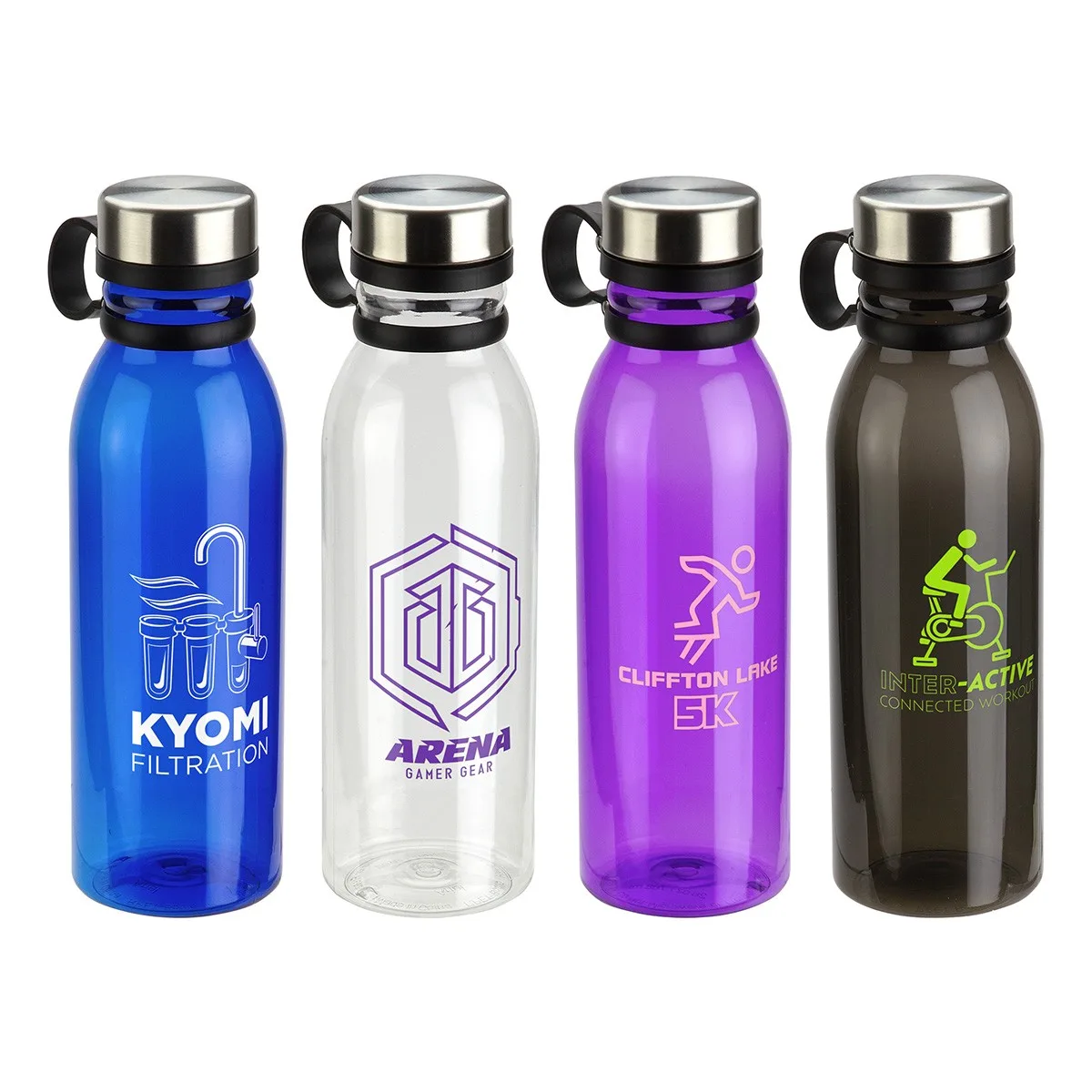 Puebla 26 oz RPET Bottle — Translucent Blue