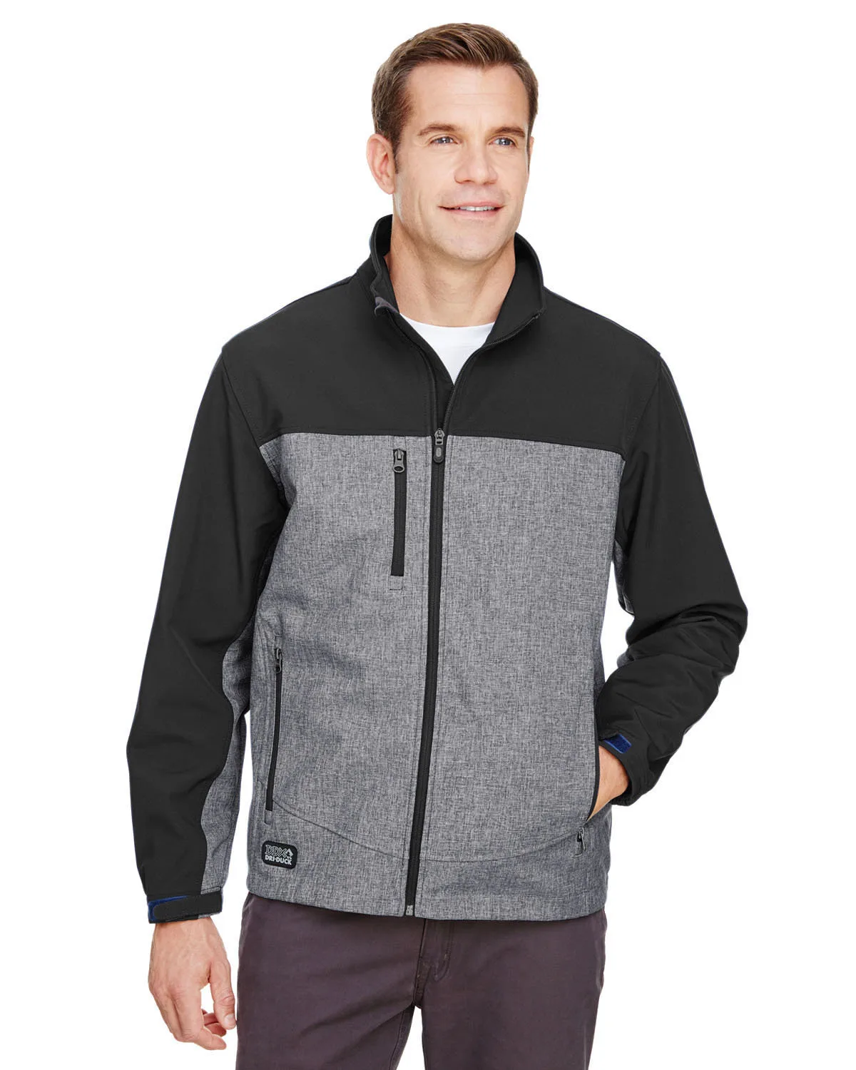DRI DUCK Men's Tall Water-Resistant Soft Shell Motion Jacket view 2