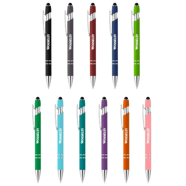 Athens Soft Touch Metal Ballpoint Pen view 2