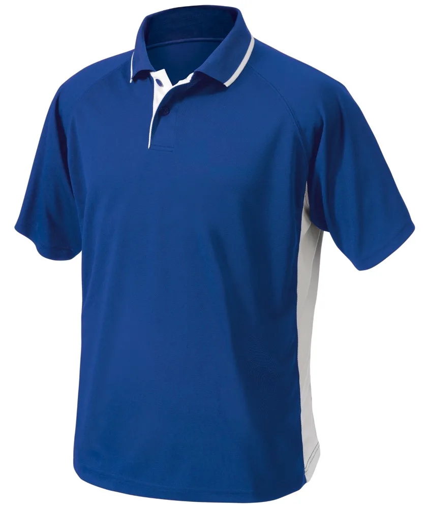 Men's Color Blocked Wicking Polo Shirt view 7