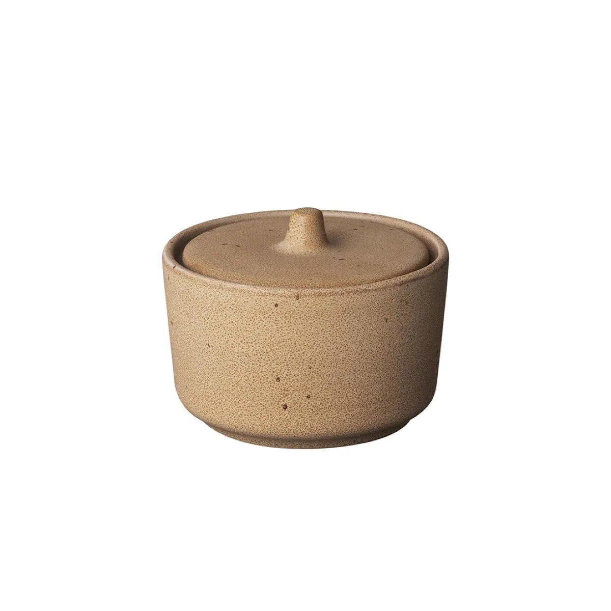 Blomus Kumi Fungi White Stoneware Sugar Bowl
