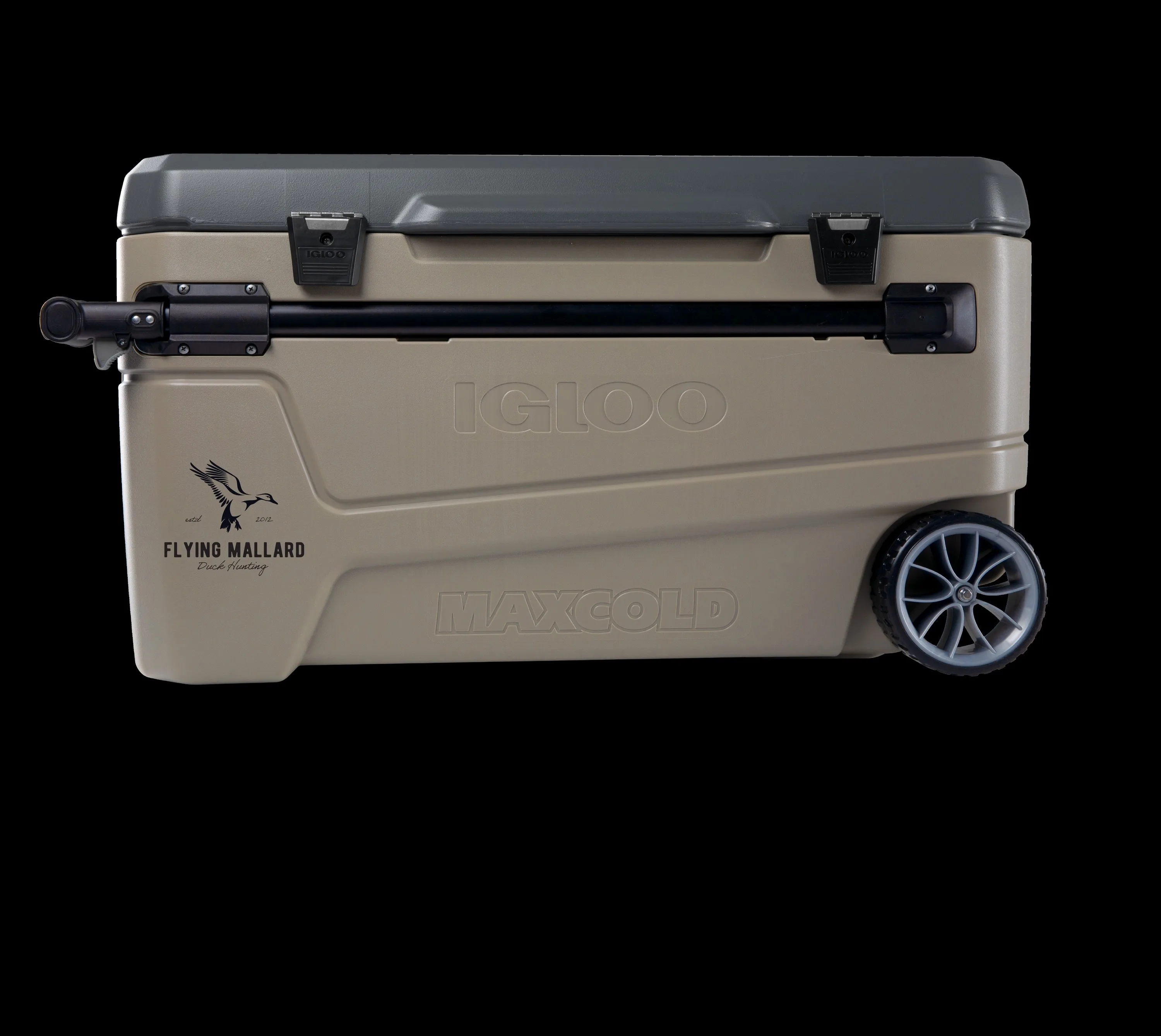 110 Qt. Igloo® Sportsman Sunset Glide Cooler (Sandstone/Carbonite)