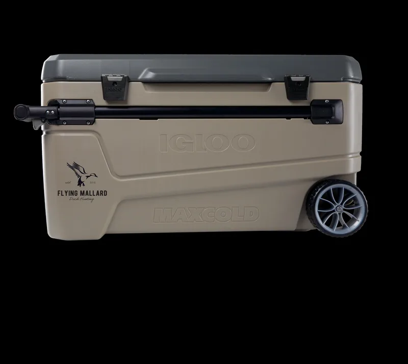 110 Qt. Igloo® Sportsman Sunset Glide Cooler (Sandstone/Carbonite)