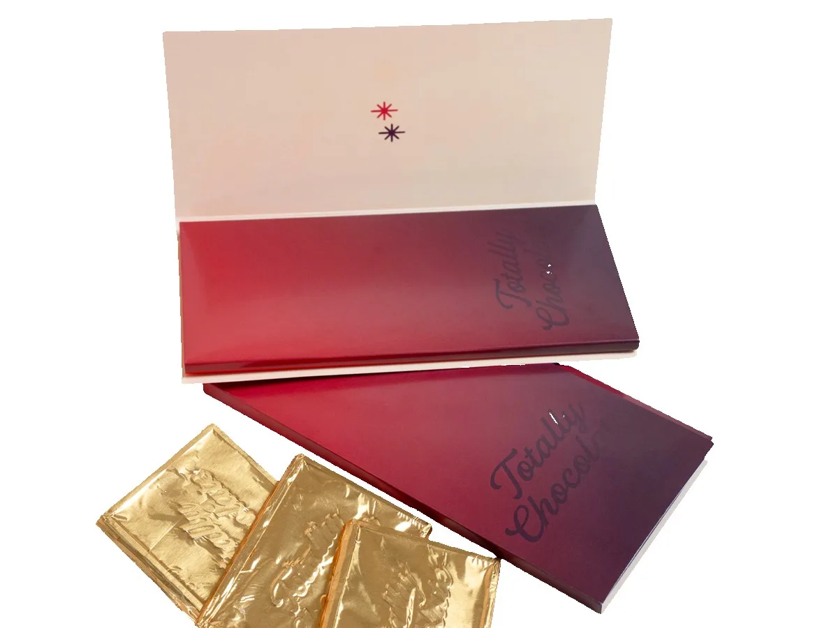 Deluxe Chocolate Storyteller with 3 Custom Engraved Chocolate Bars