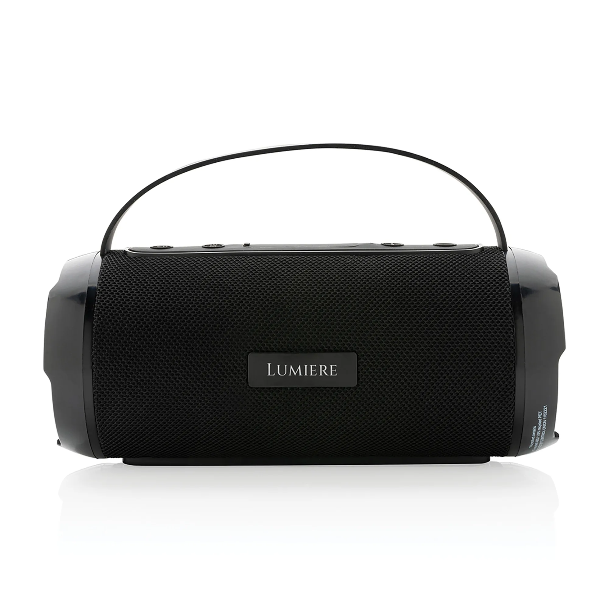 Recycled Plastic Soundboom Waterproof 6W Speaker - Black