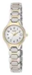 Citizen® Ladies' Quartz Stainless Steel Two-Tone Watch w/White Dial