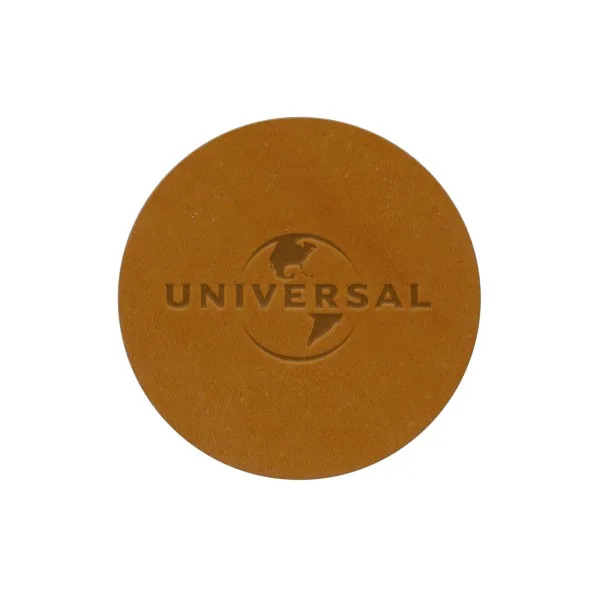 2 1/2" Leather Circle Patch