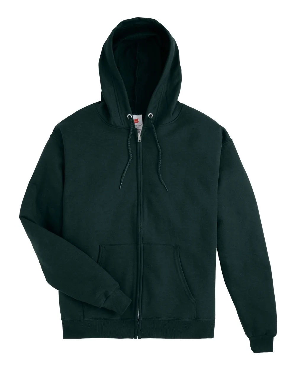 Hanes® Unisex EcoSmart® Full-Zip Hooded Sweatshirt view 3