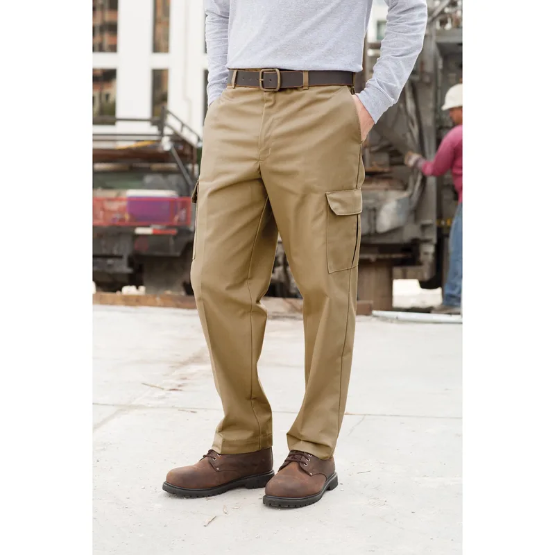 Khaki Beige Blank Side View