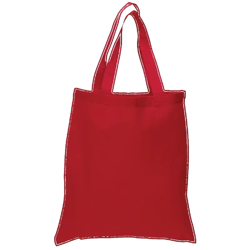 5.5 Oz. Cotton Canvas Tote Bag view 3