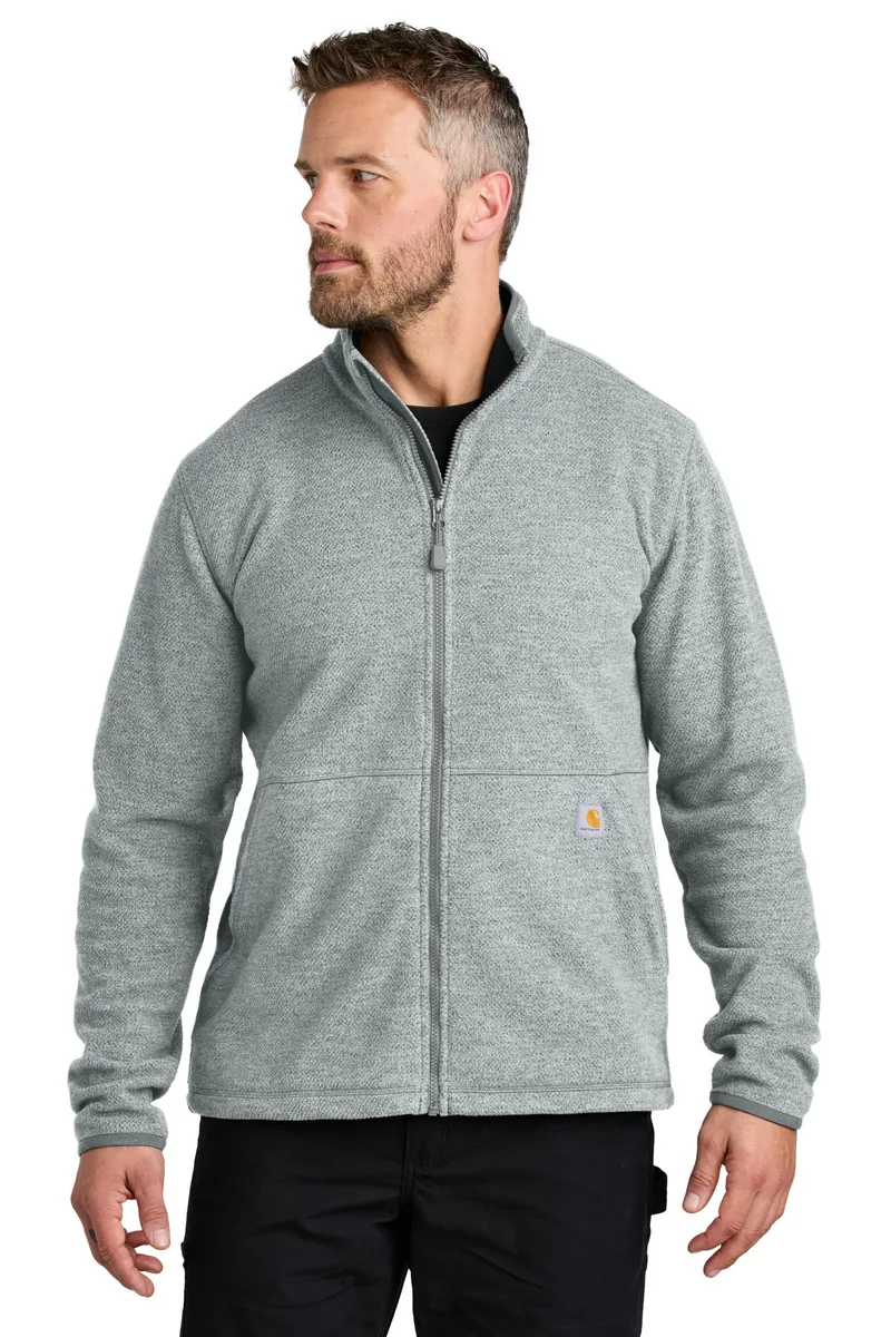 Carhartt® Textured Full-Zip Fleece Jacket view 3