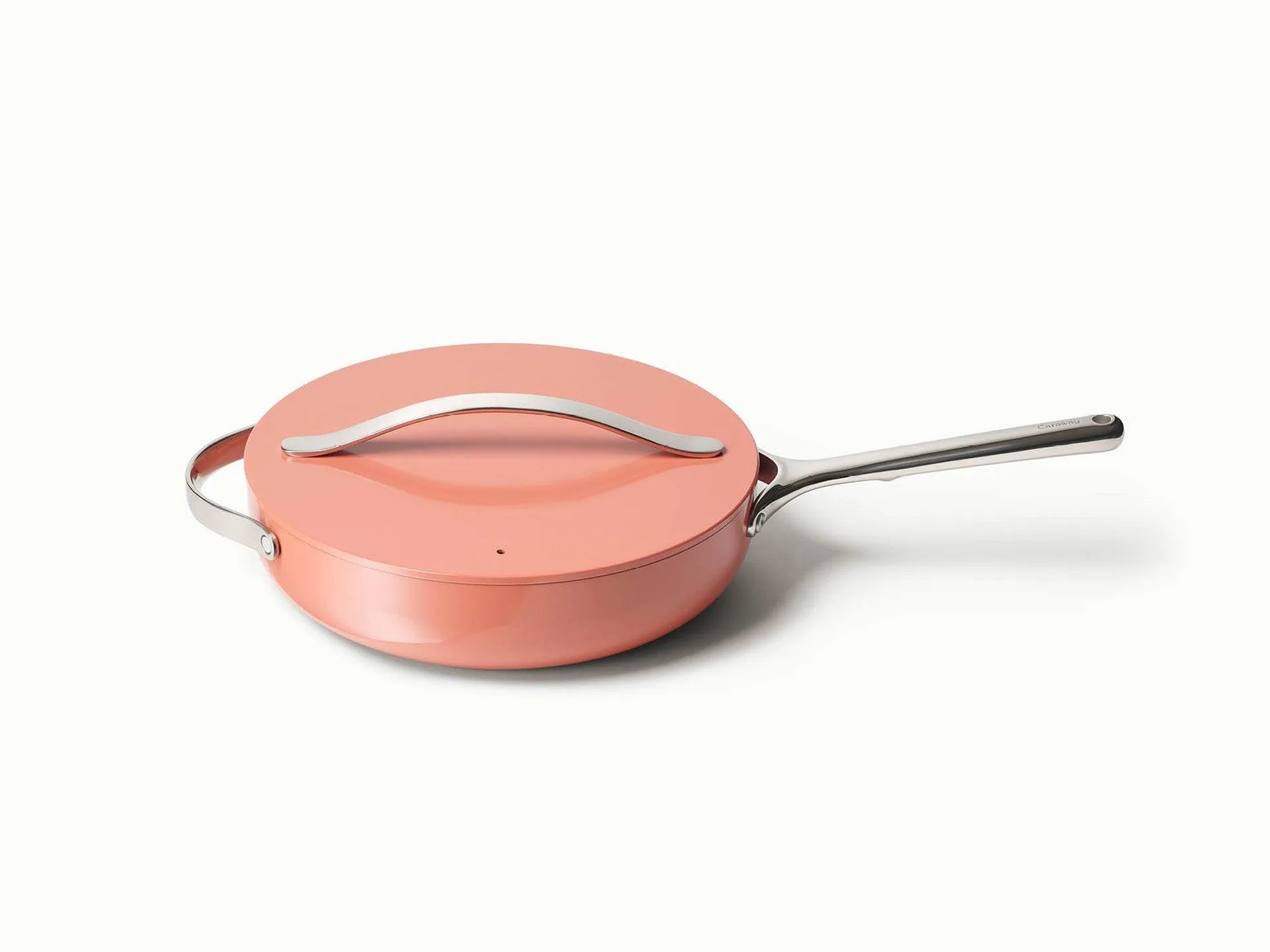 Caraway 4.5Qt Nonstick Ceramic Saute Pan W/ Lid Perracotta