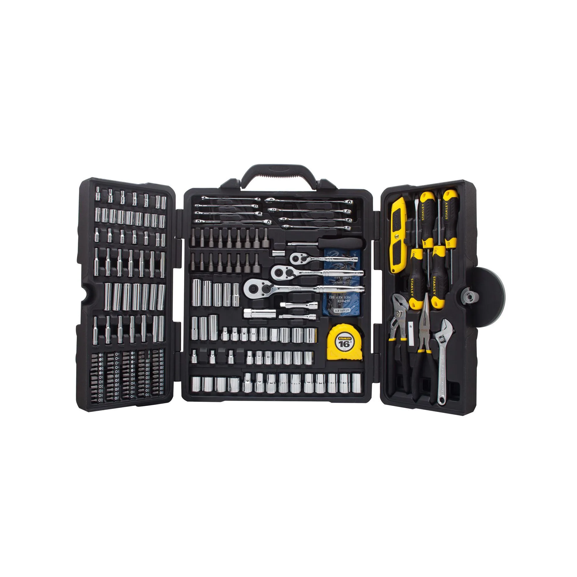 Stanley 210Pc Mixed Mechanic Tool Set