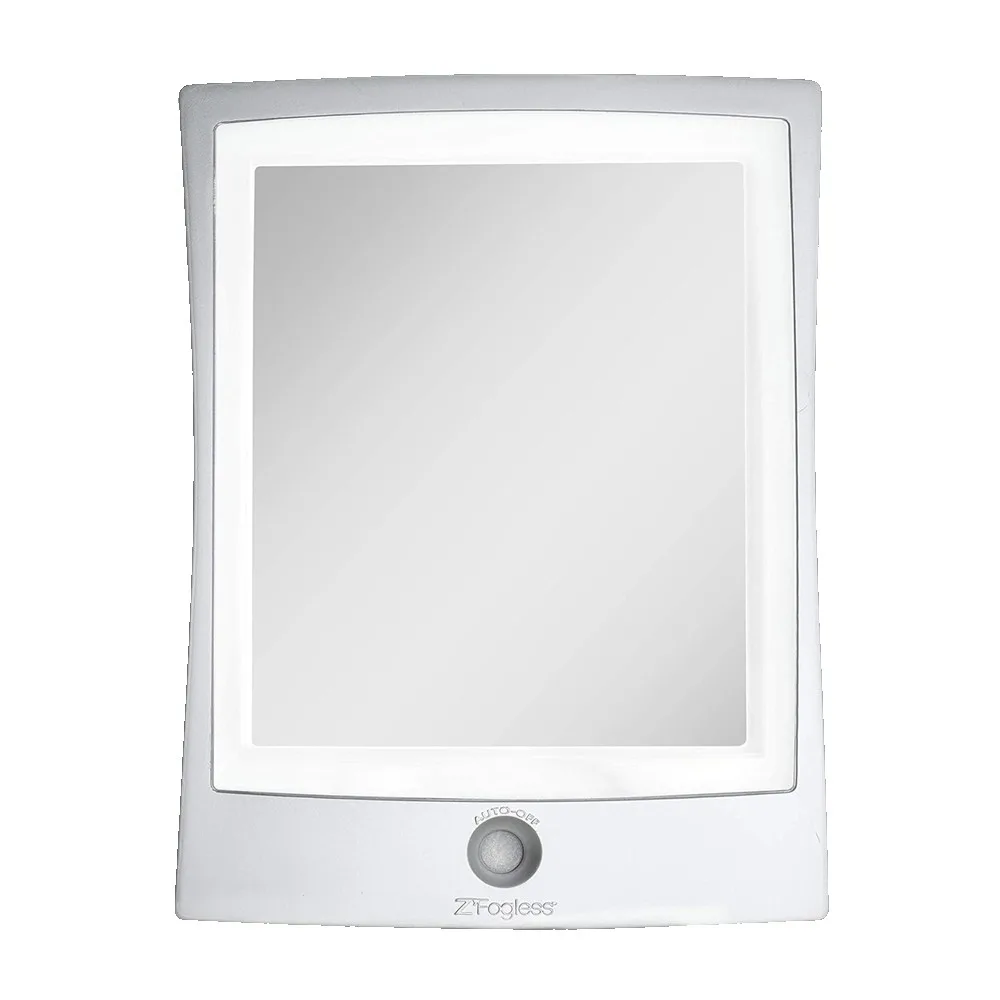 Zadro Fogless LED Light Shower Mirror - Silver