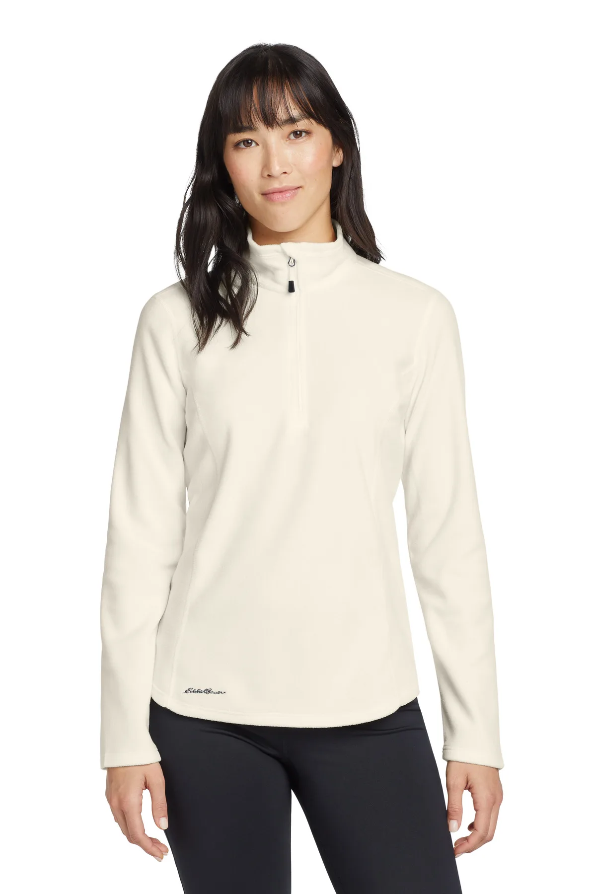 Eddie Bauer® Women's 1/2-Zip Microfleece Jacket view 3