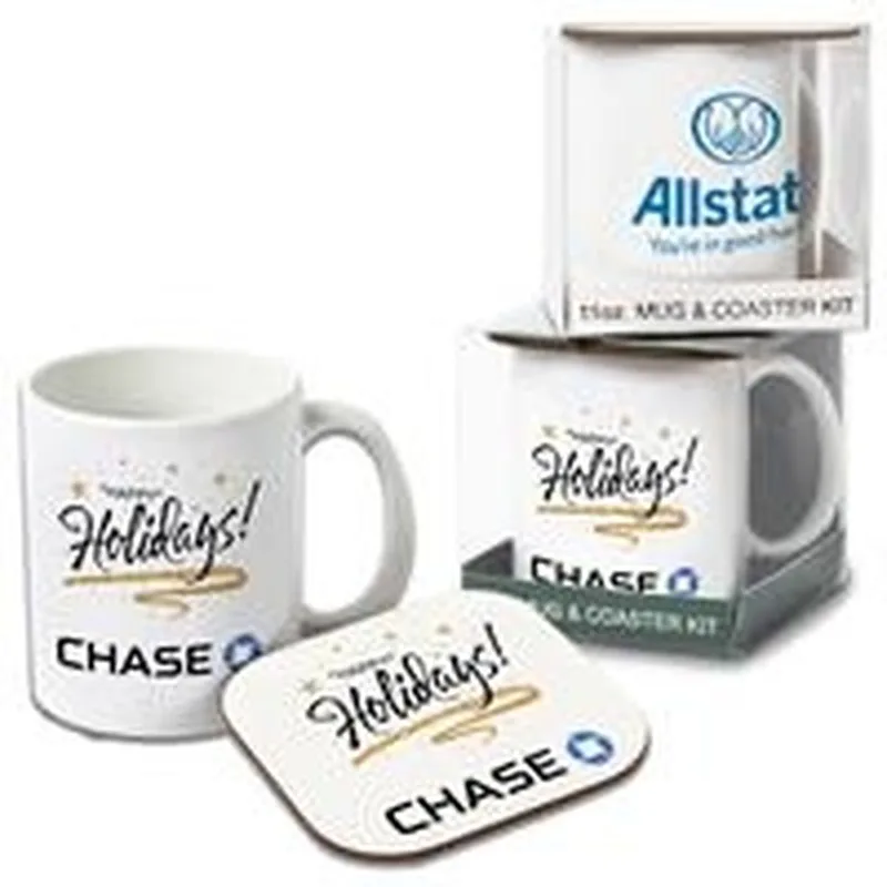 Mug & Hard Coaster Gift Set