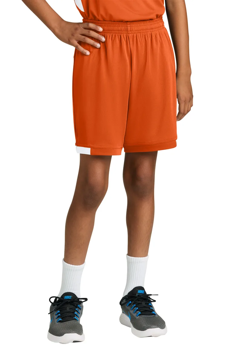 Sport-Tek® Youth Club 5" Short view 5
