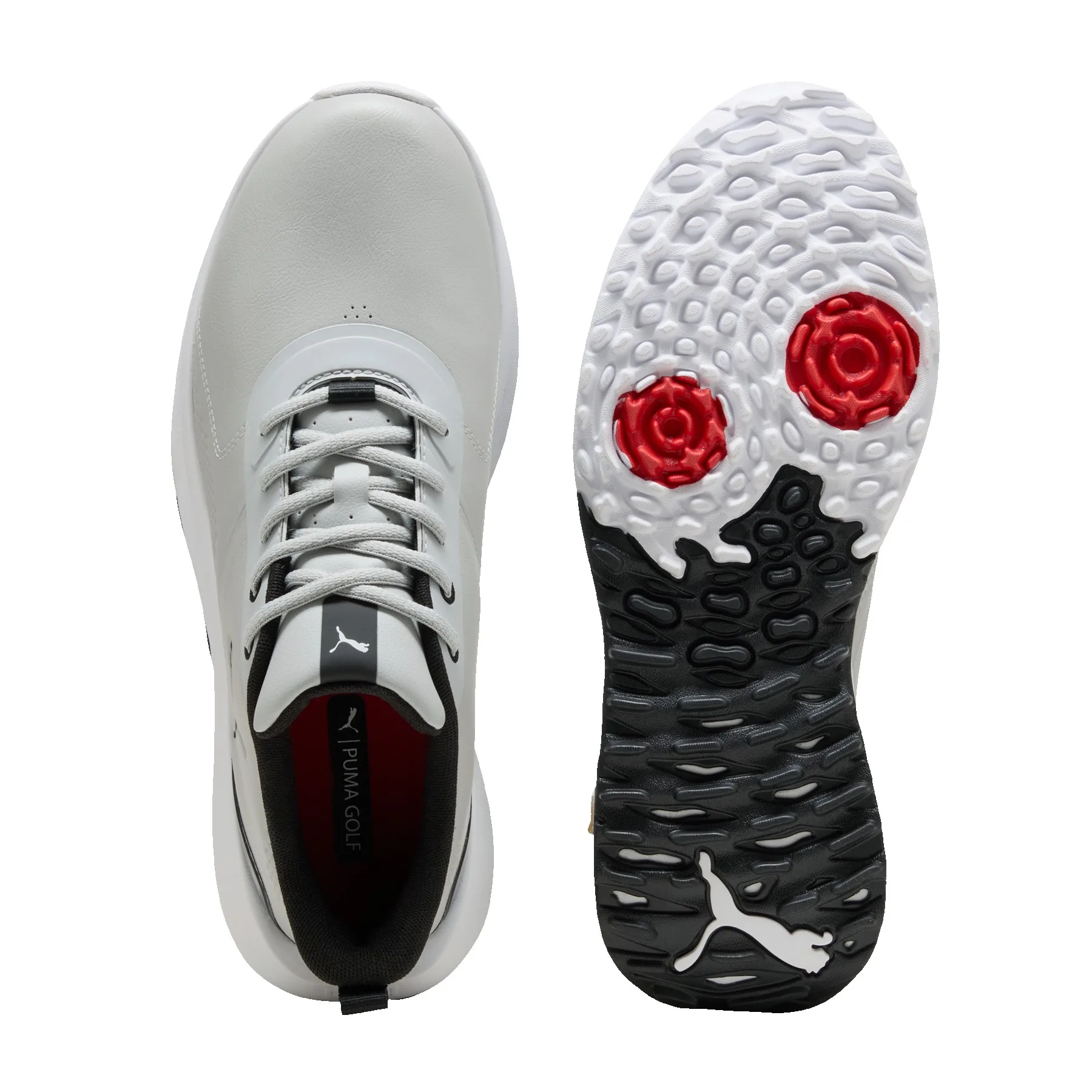 Puma FUSION Grip 6 EVO Golf Shoes - Ash Gray/Puma Black