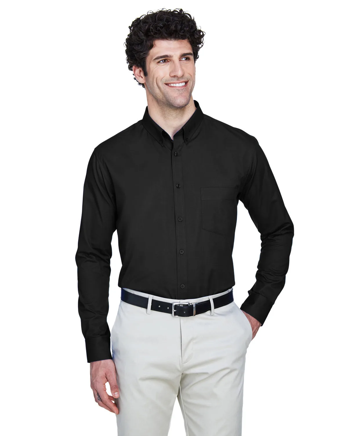 CORE 365 Men's Tall Operate Long-Sleeve Twill Shirt