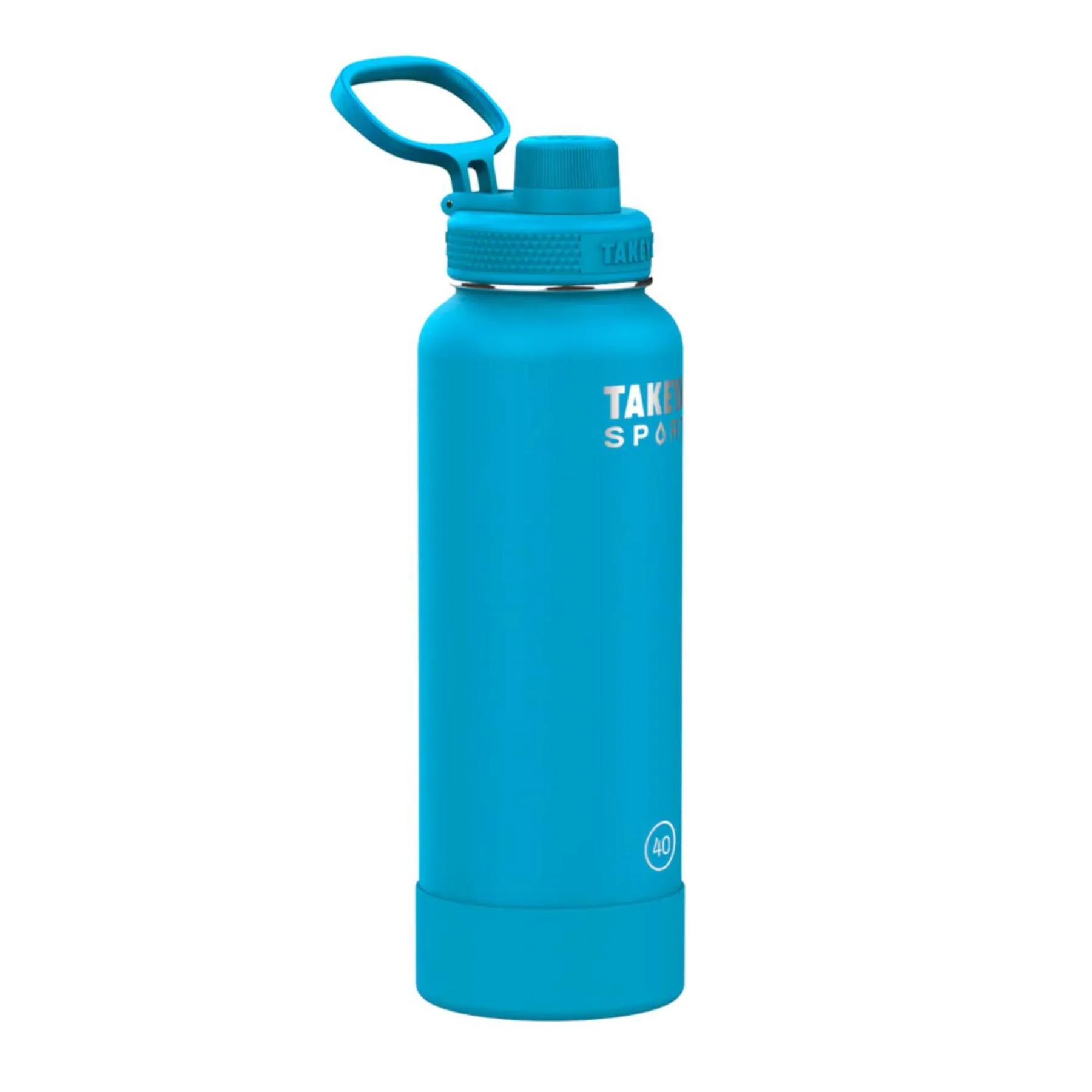 40 oz Takeya® Stainless Steel Insulated Sport Water Bottle w/ Spout Lid view 4