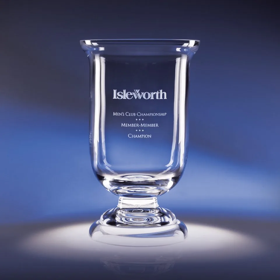 10.5" Narrative Cup Crystal Award
