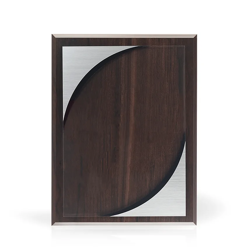 Ellipse Wood & Acrylic Plaque, 9" x 12" view 2