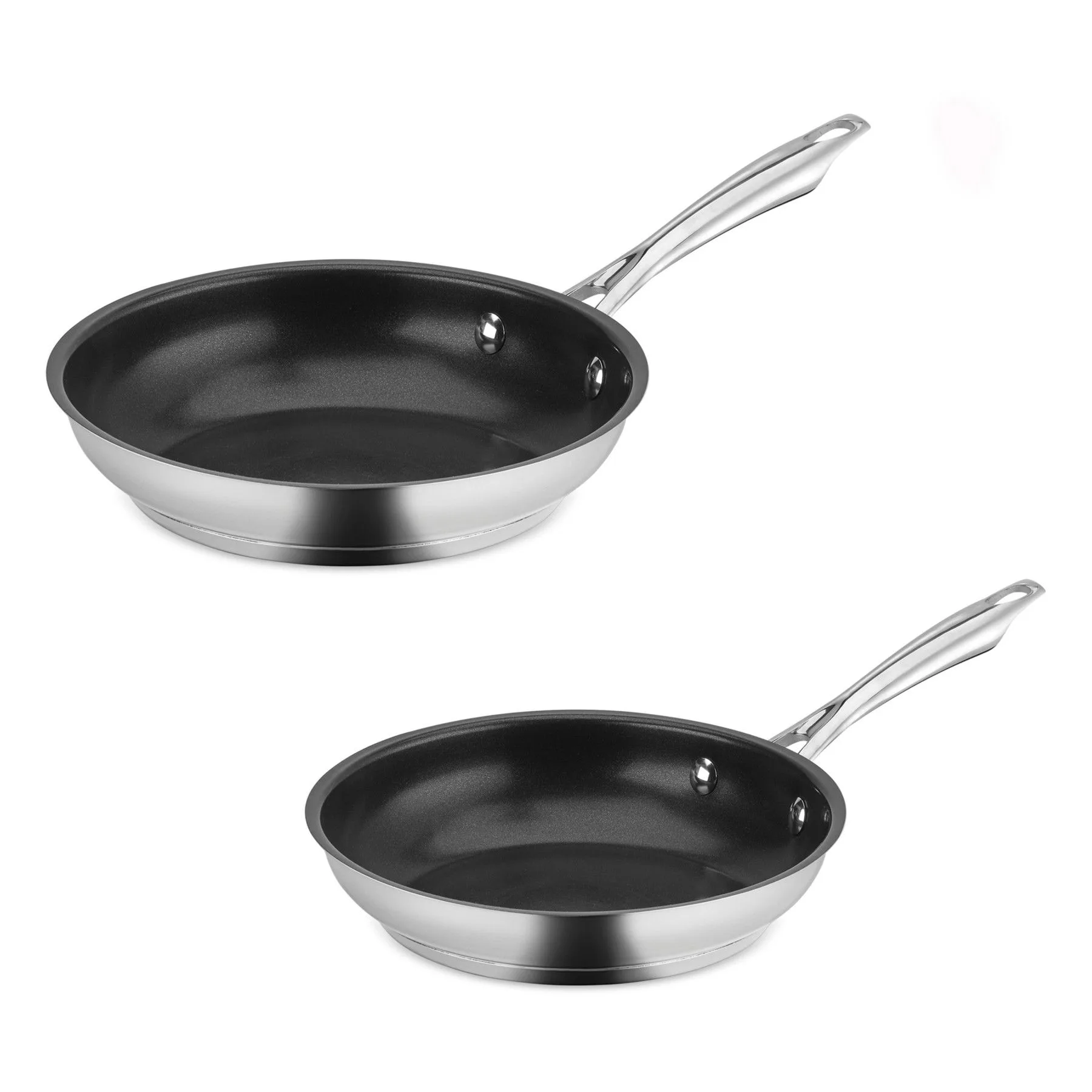 Cuisinart Professional Series Stainless Steel 2-Pack Non-Stick Skillet Set view 2