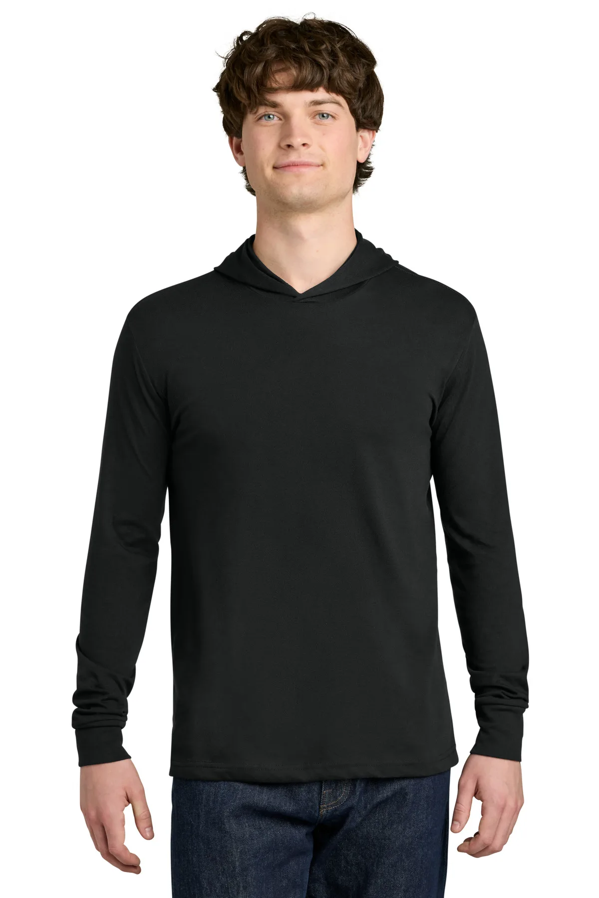 Next Level Apparel® CVC Long Sleeve Hoodie view 2