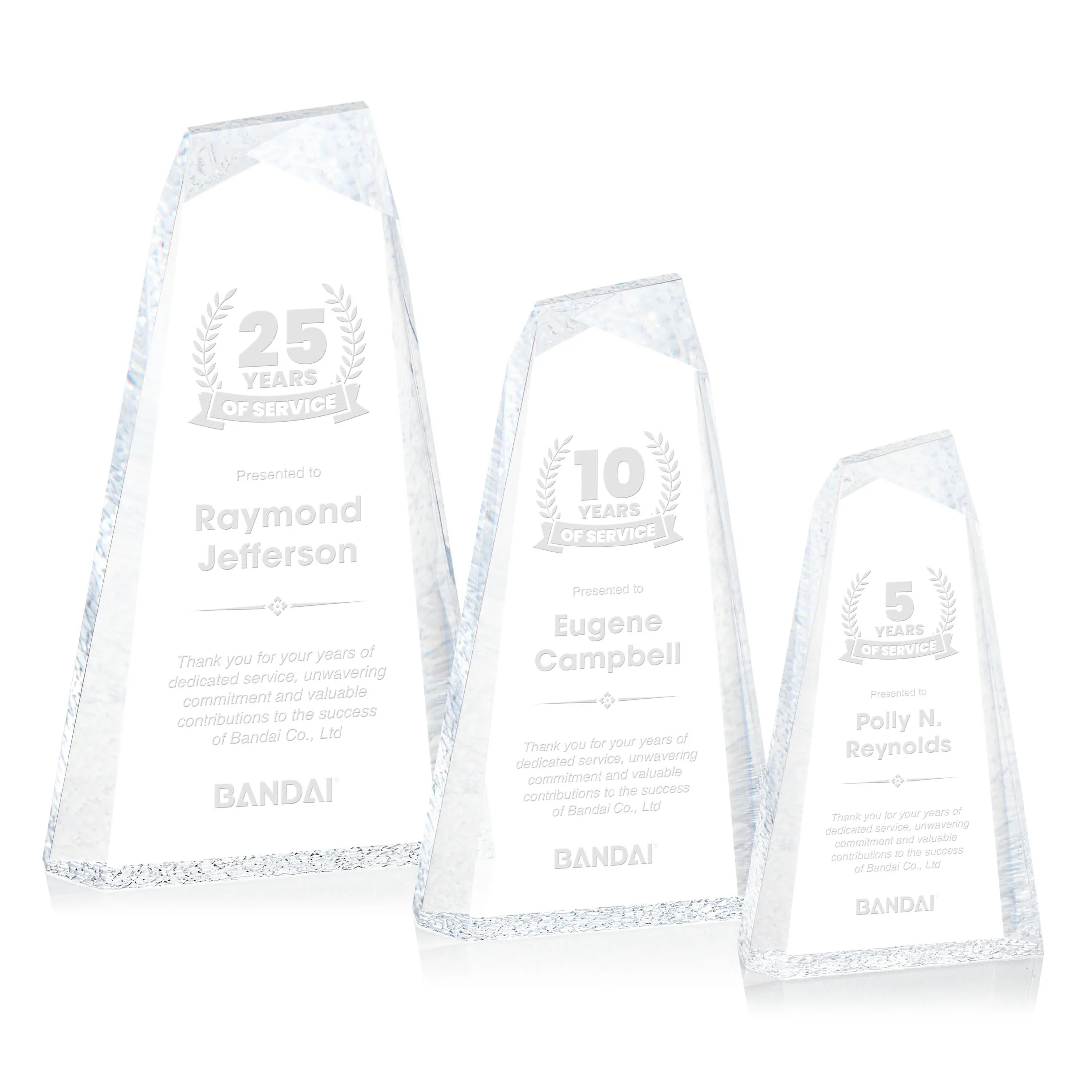 Laser Engraving, Clear