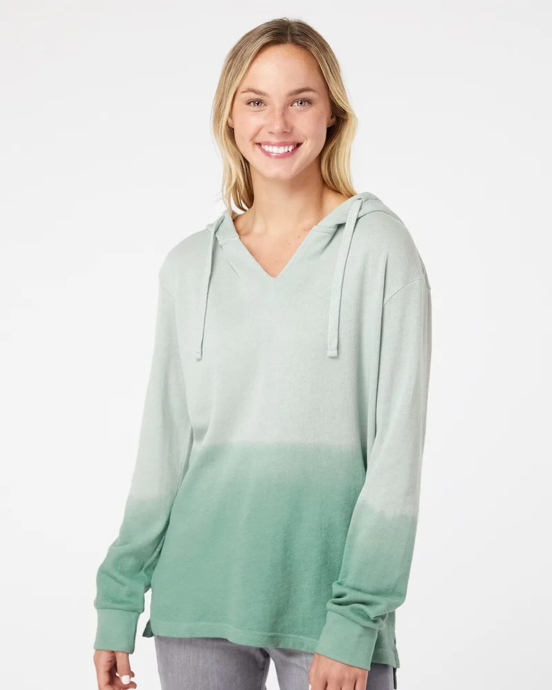 MV Sport® Sport Women's French Terry Ombré Hooded Sweatshirt