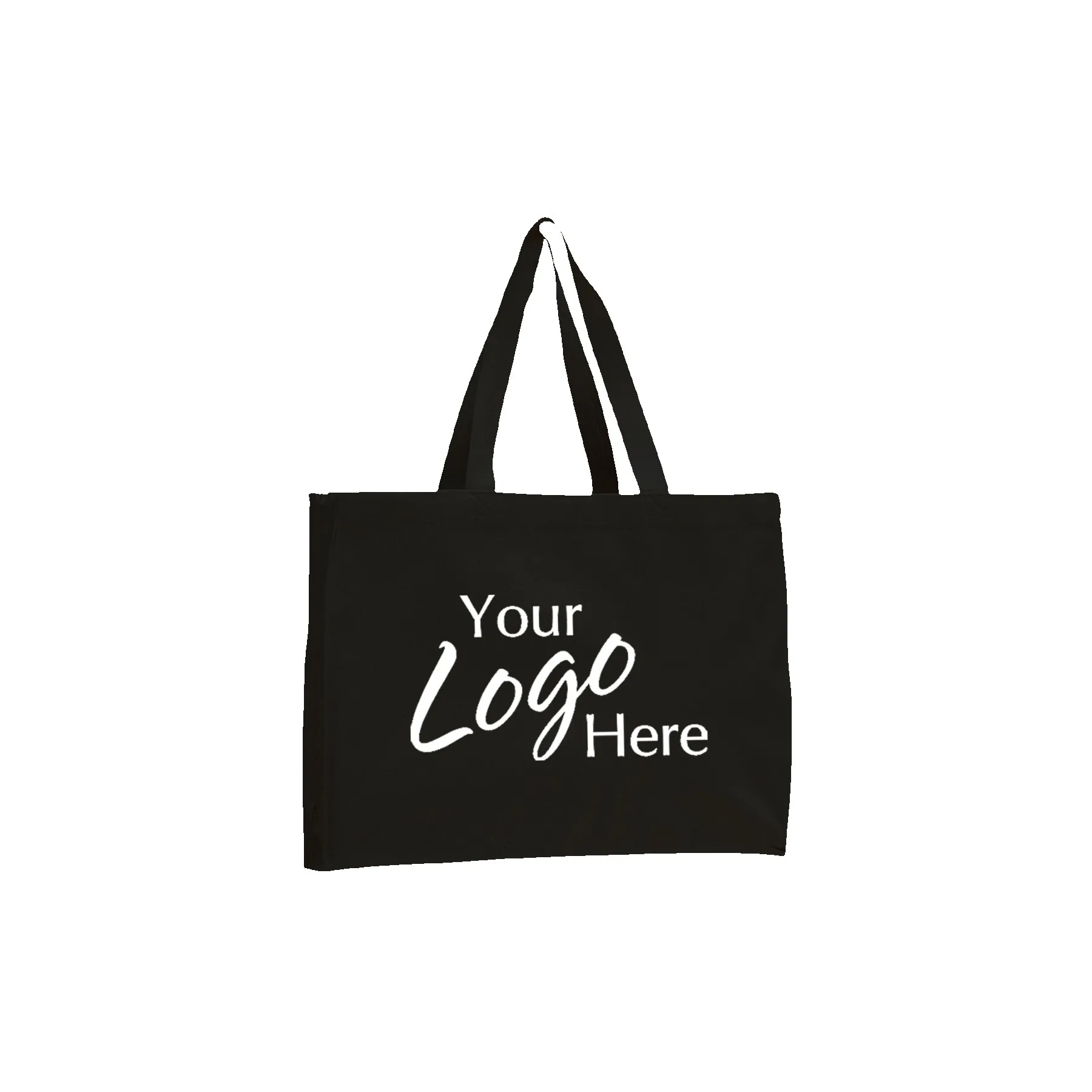 Canvas Tote Bag w/4" Gusset (15"x12"x4")