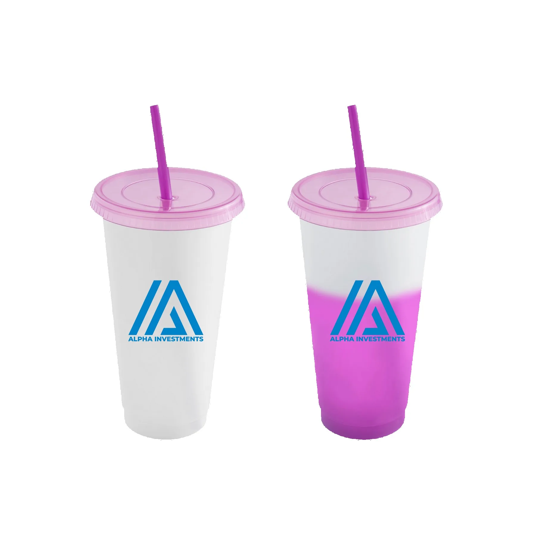 Purple/White